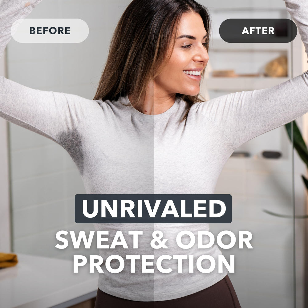 Test peau SweatBlock – vérification de compatibilité cutanée.