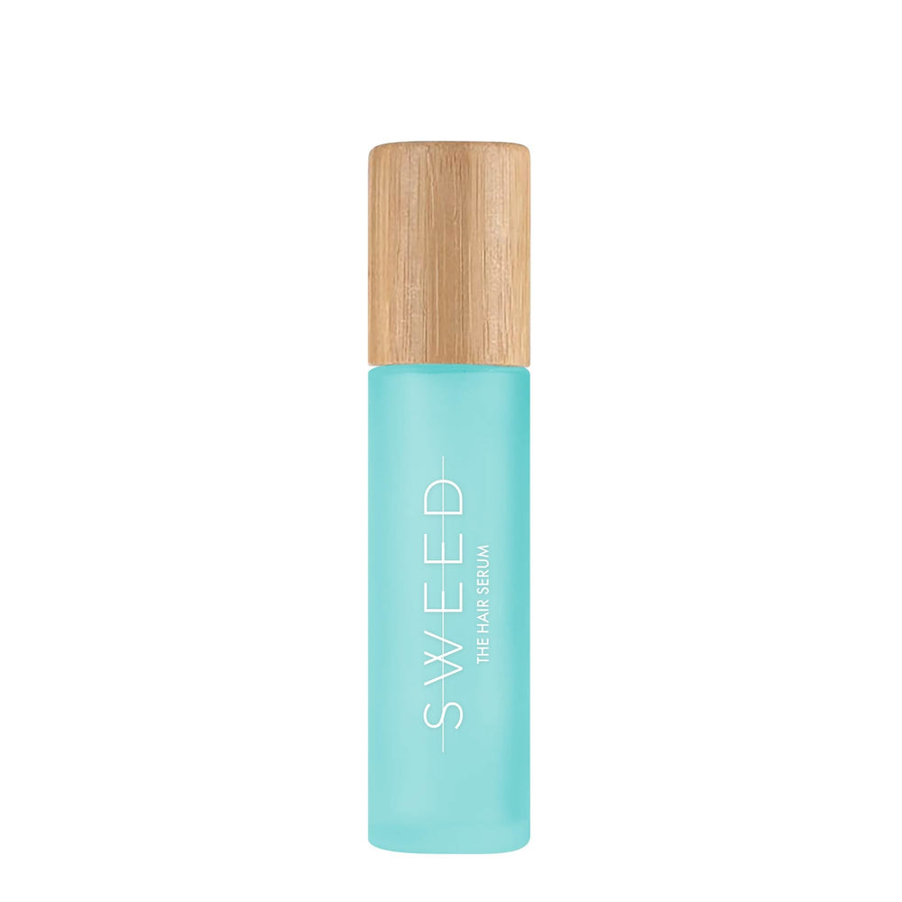 SWEED Sérum cheveux bouteille roller, application ciblée pour un cuir chevelu sain.