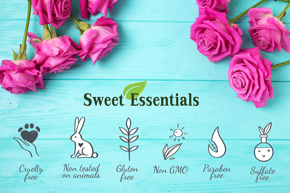 Sweet Essentials Tribe Type, huile parfumée pour peau hydratée et parfum longue durée.