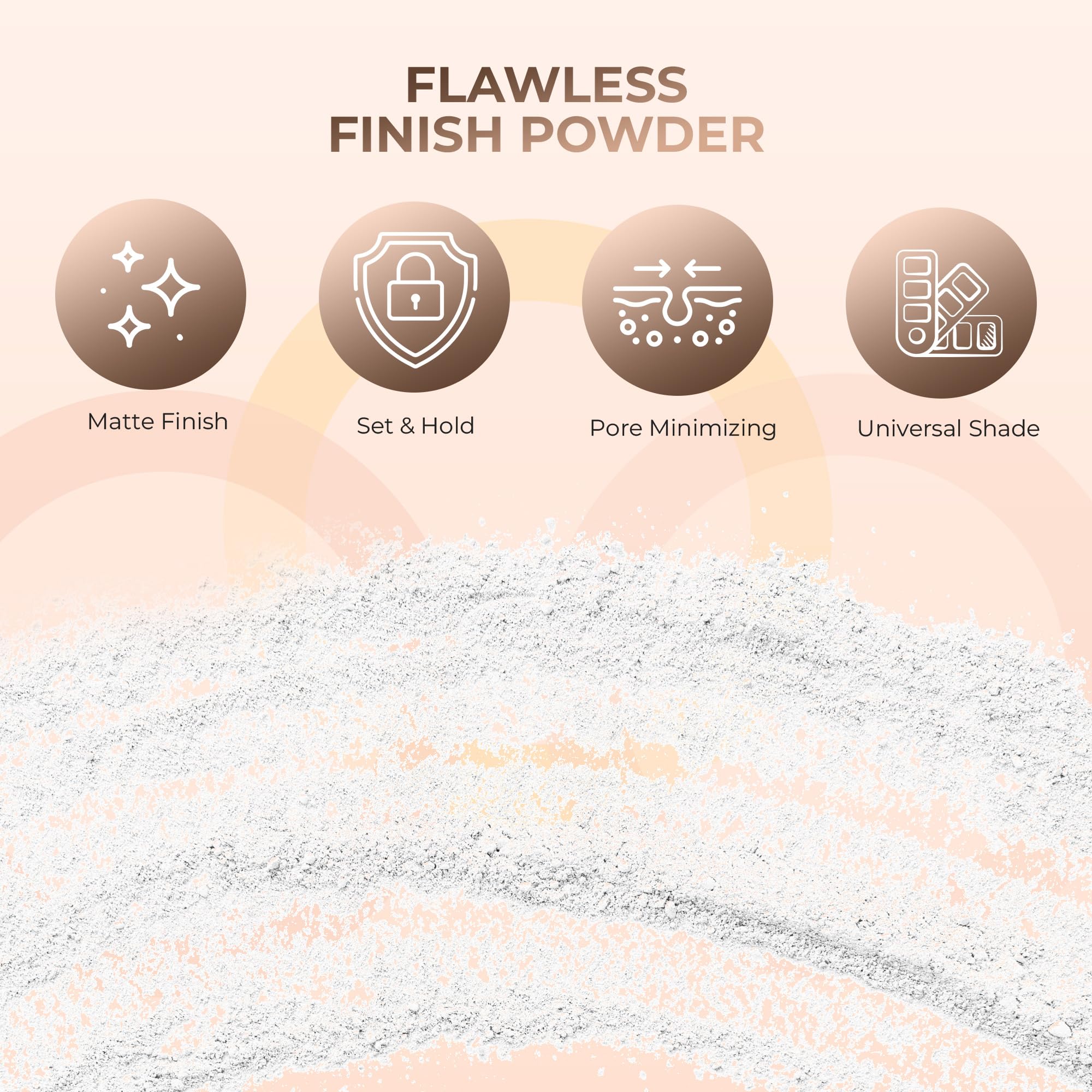 Poudre finissante matifiante Sweet Face Minerals fixe le teint durablement.
