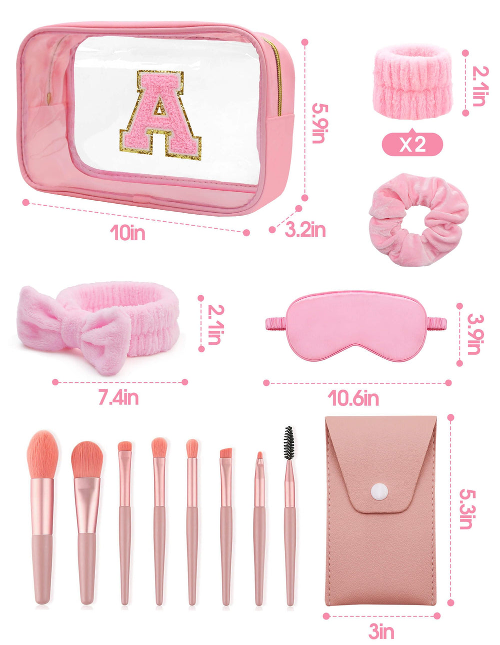 Bandeau visage en peluche Sweet Lion, douceur pour la routine.