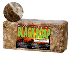 Savon noir africain SWEET SUNNAH BLACK SEED, pur et brut, 1 livre.