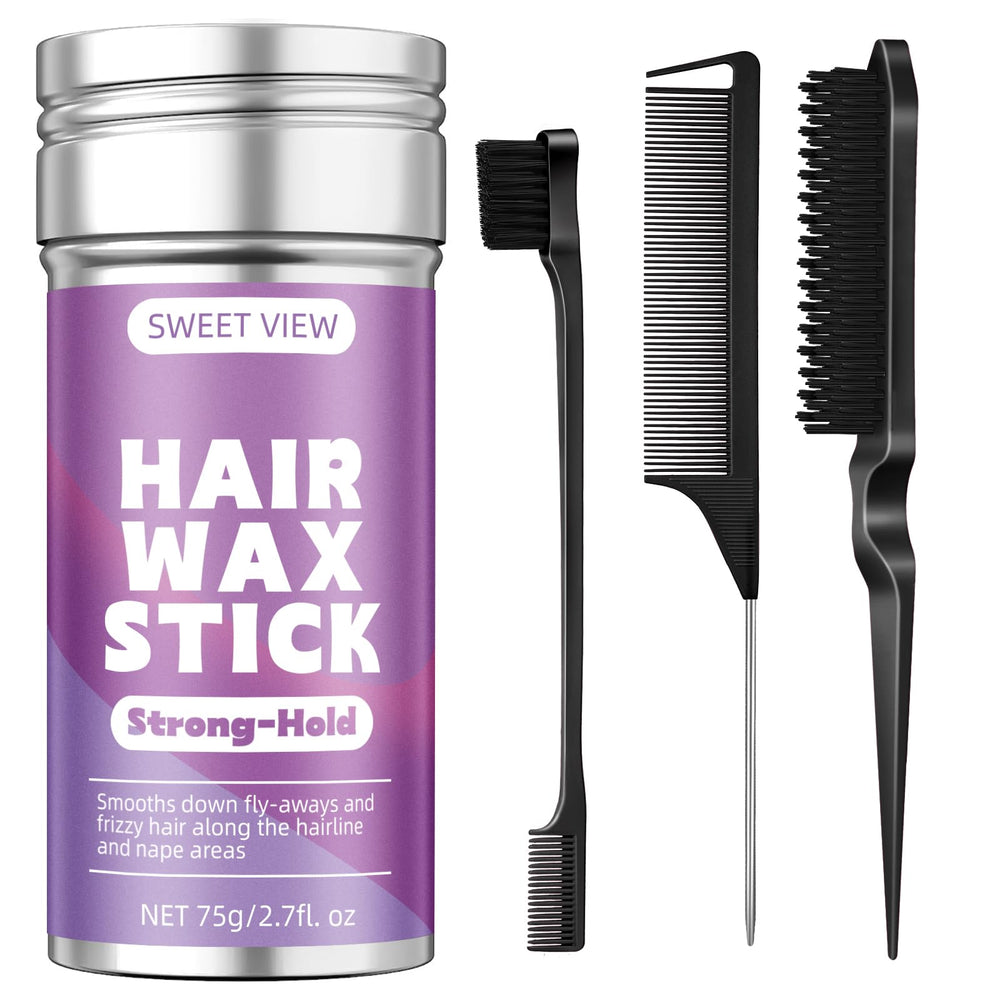 SWEET VIEW Baton cire cheveux: Domptez les fils rebelles pour une ligne soignée.