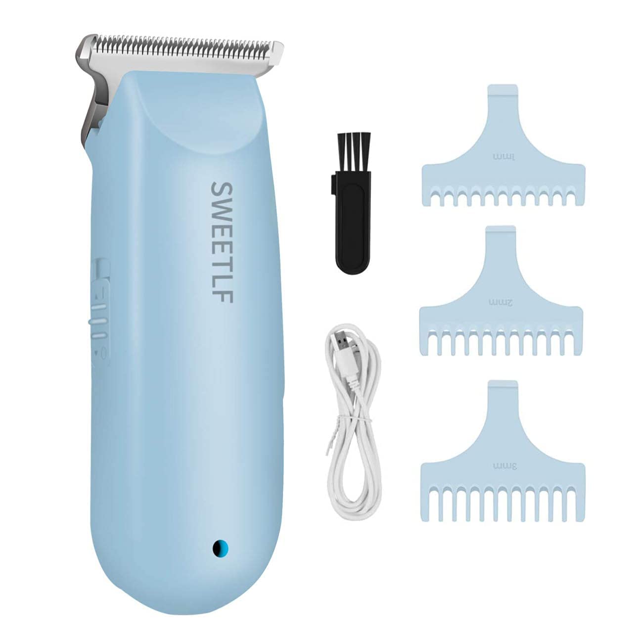 SweetLF tondeuse cheveux silencieuse et compacte, idéale pour domicile et voyage.