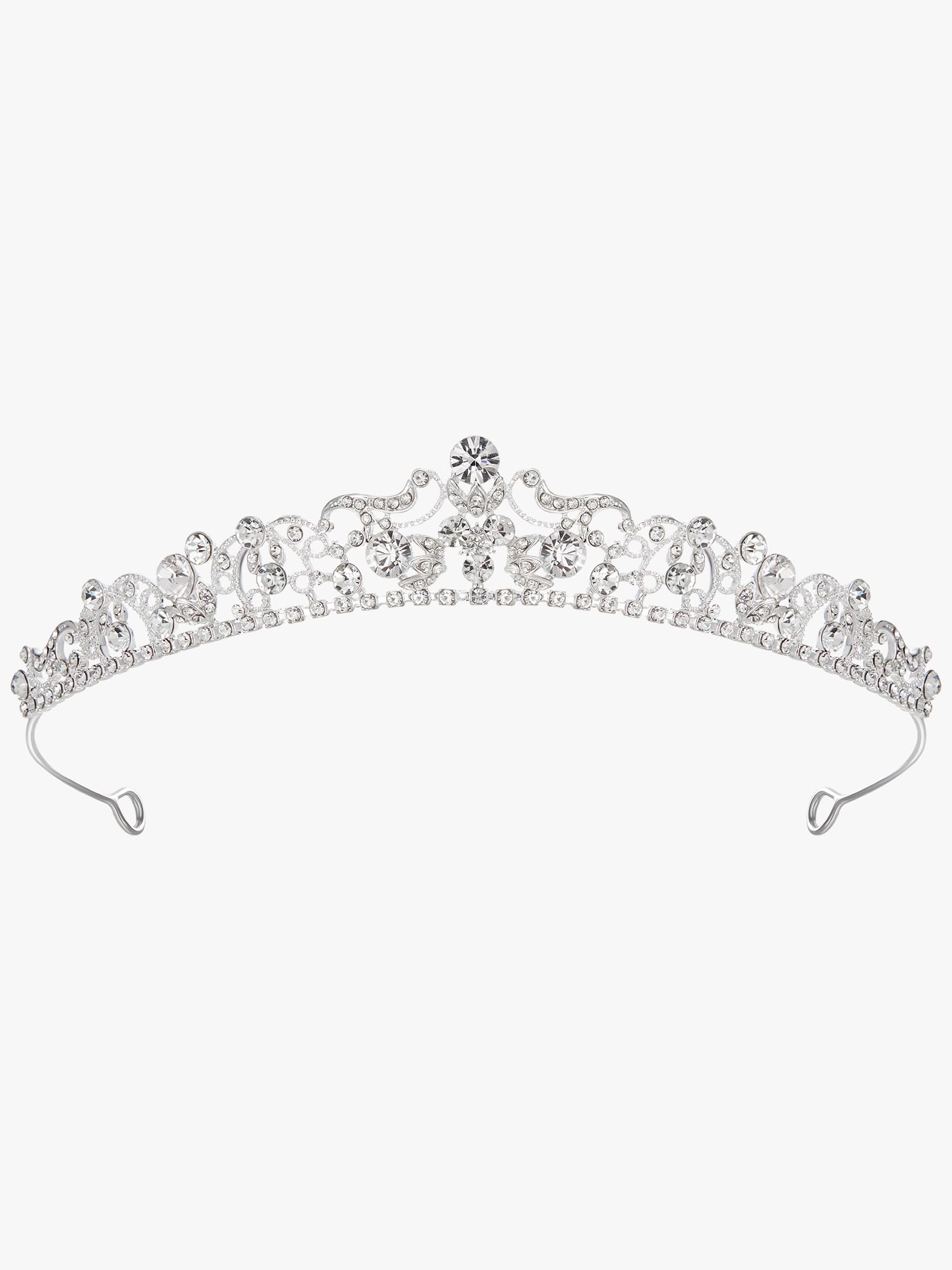 SWEETV couronne glamour idéale pour cérémonie romantique et soirée habillée