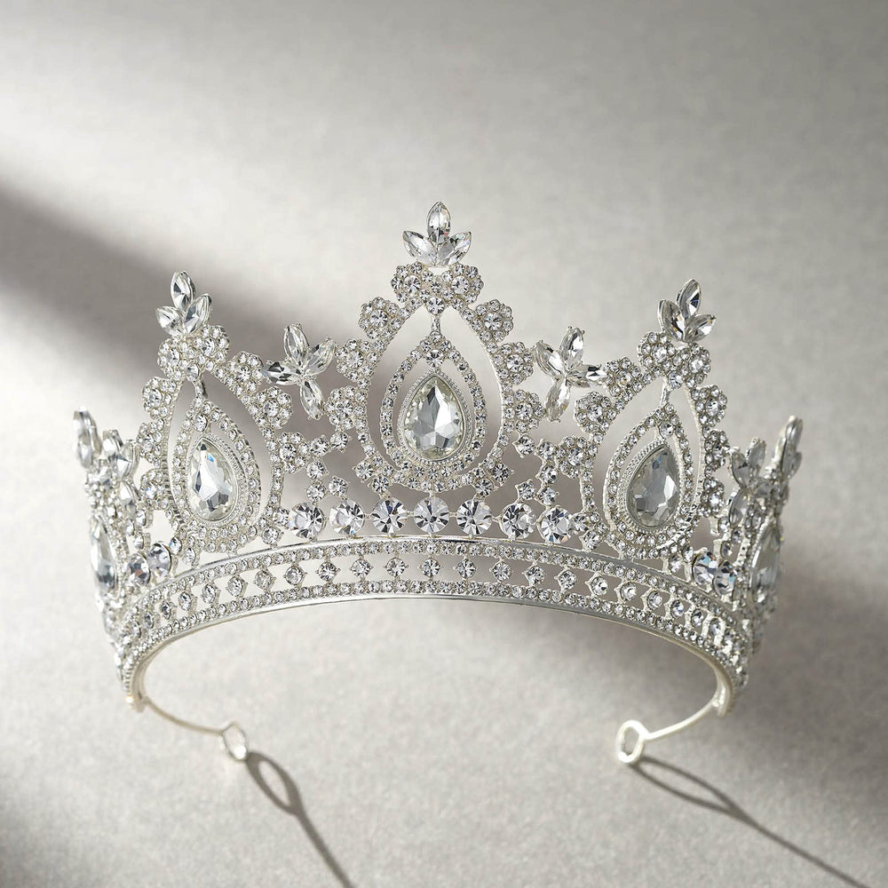 Couronne SWEETV avec boucles à épingle et sécurité renforcée