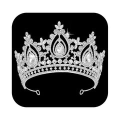 Couronne SWEETV avec cristaux autrichiens scintillants pour une allure élégante