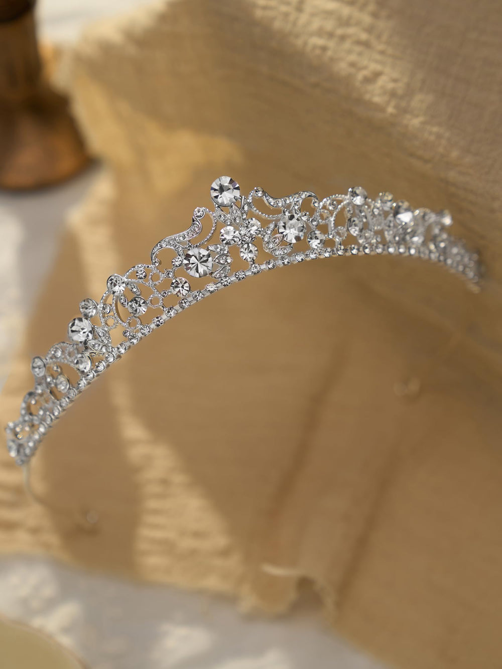SWEETV tiare reflète des reflets diamantés pour photos inoubliables