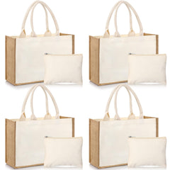 Sweetude ensemble sacs jute beige – espace généreux pour vos essentiels.