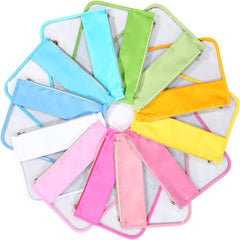 Pochettes Sweetude transparentes avec zip pour cosmétiques en voyage