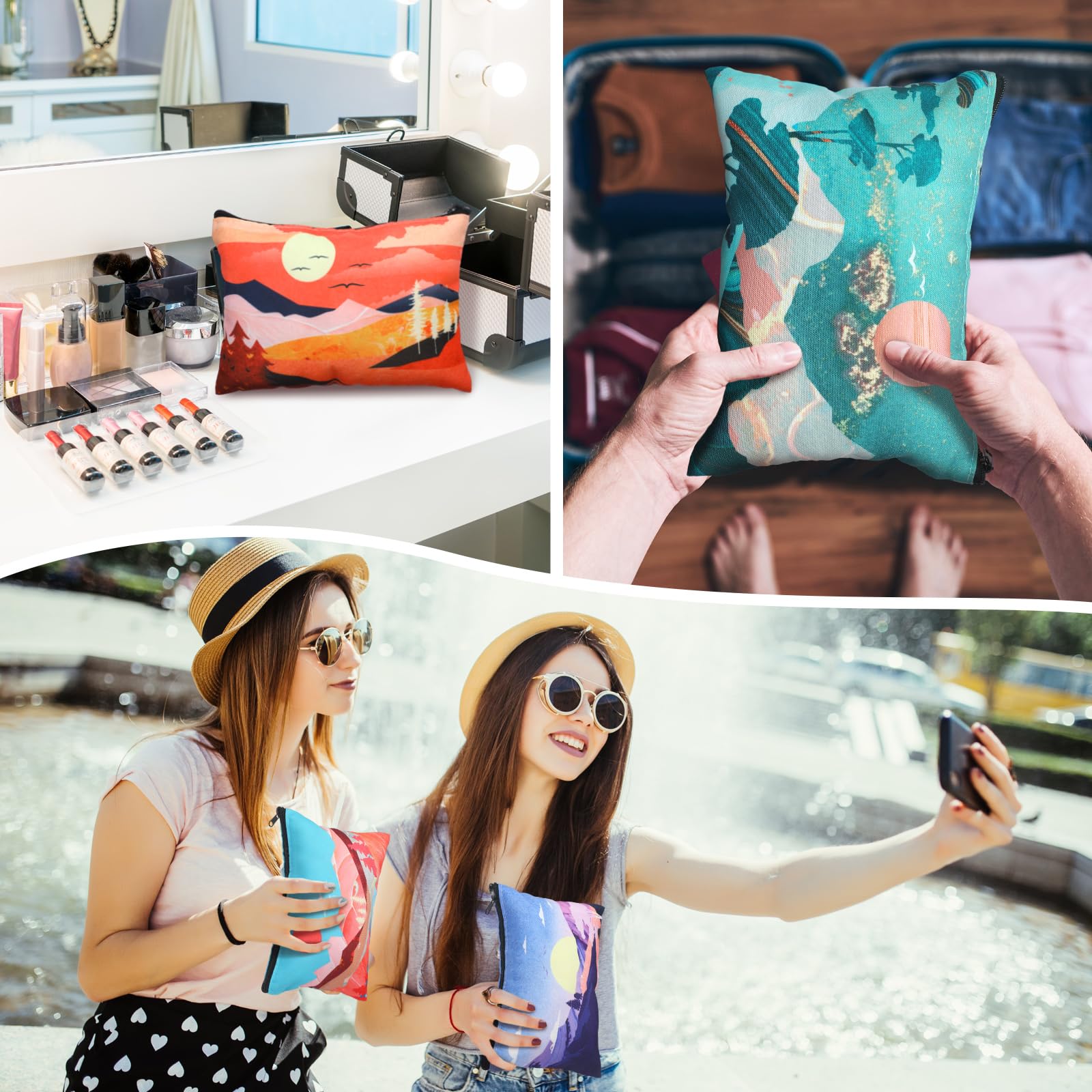 Sweetude sac-voyage: fermeture fiable et surface résistante pour une utilisation prolongée.