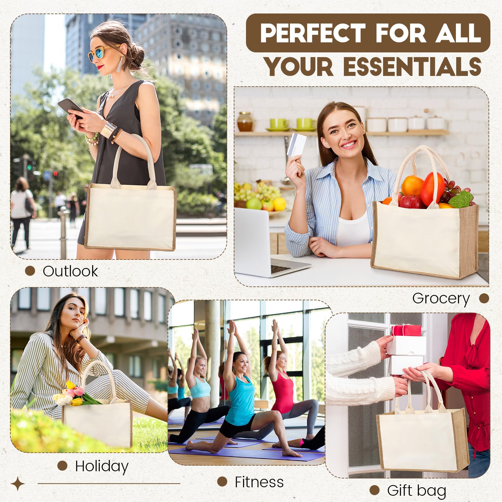 Sweetude utilisation quotidienne – sac réutilisable pour tout trajet.
