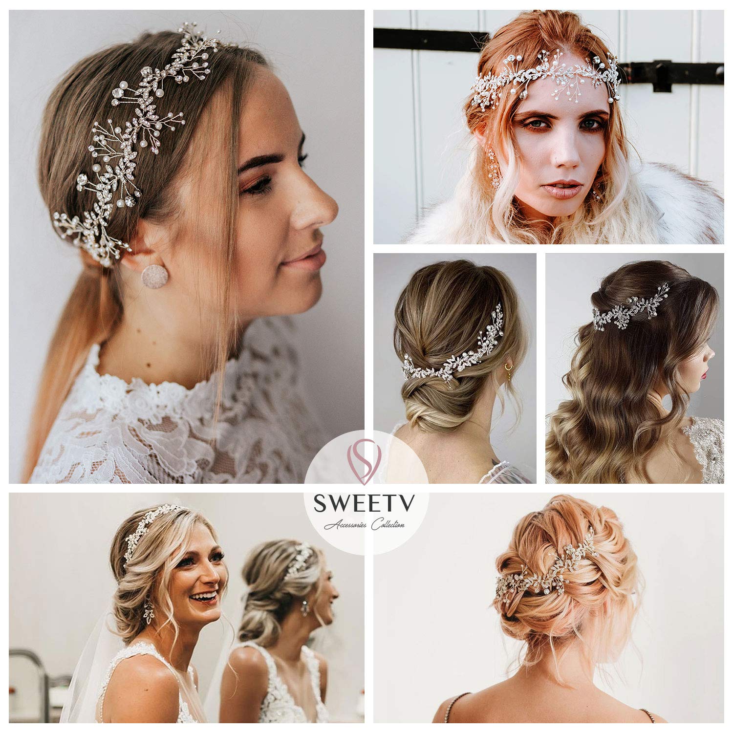 Boucles d attache incluses pour fixer facilement ce headpiece SWEETV