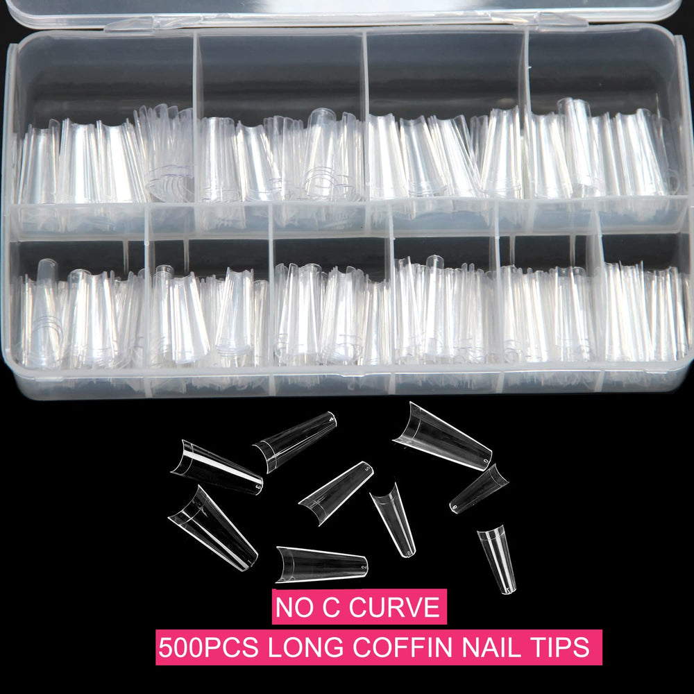 SWETIDY ensemble de 10 tailles d'ongles en ABS, adaptable et facile à tailler.