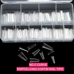 SWETIDY ensemble de 10 tailles d'ongles en ABS, adaptable et facile à tailler.