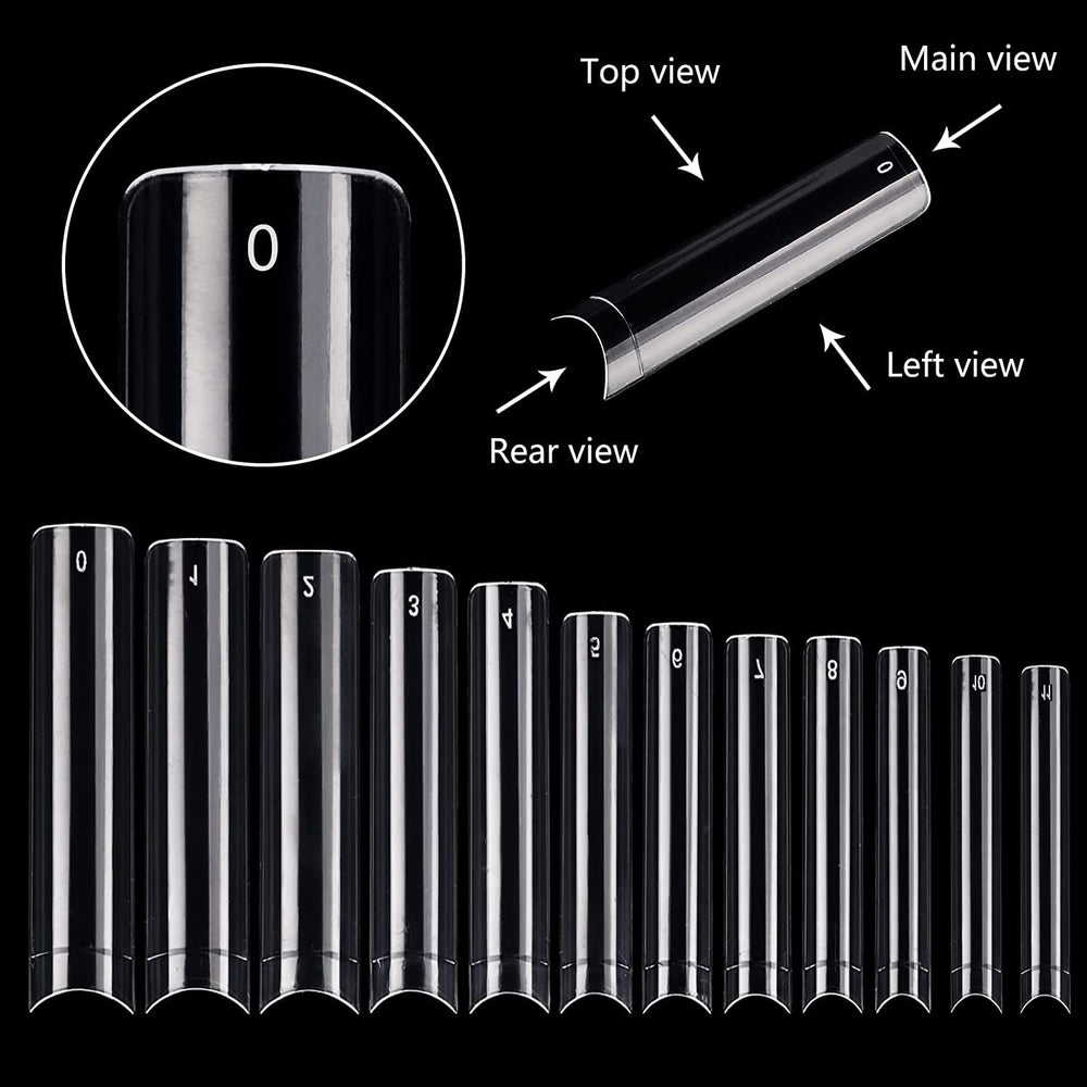 SWETIDY extensions carrées 3XL s adaptent à la majorité des lits d’ongles