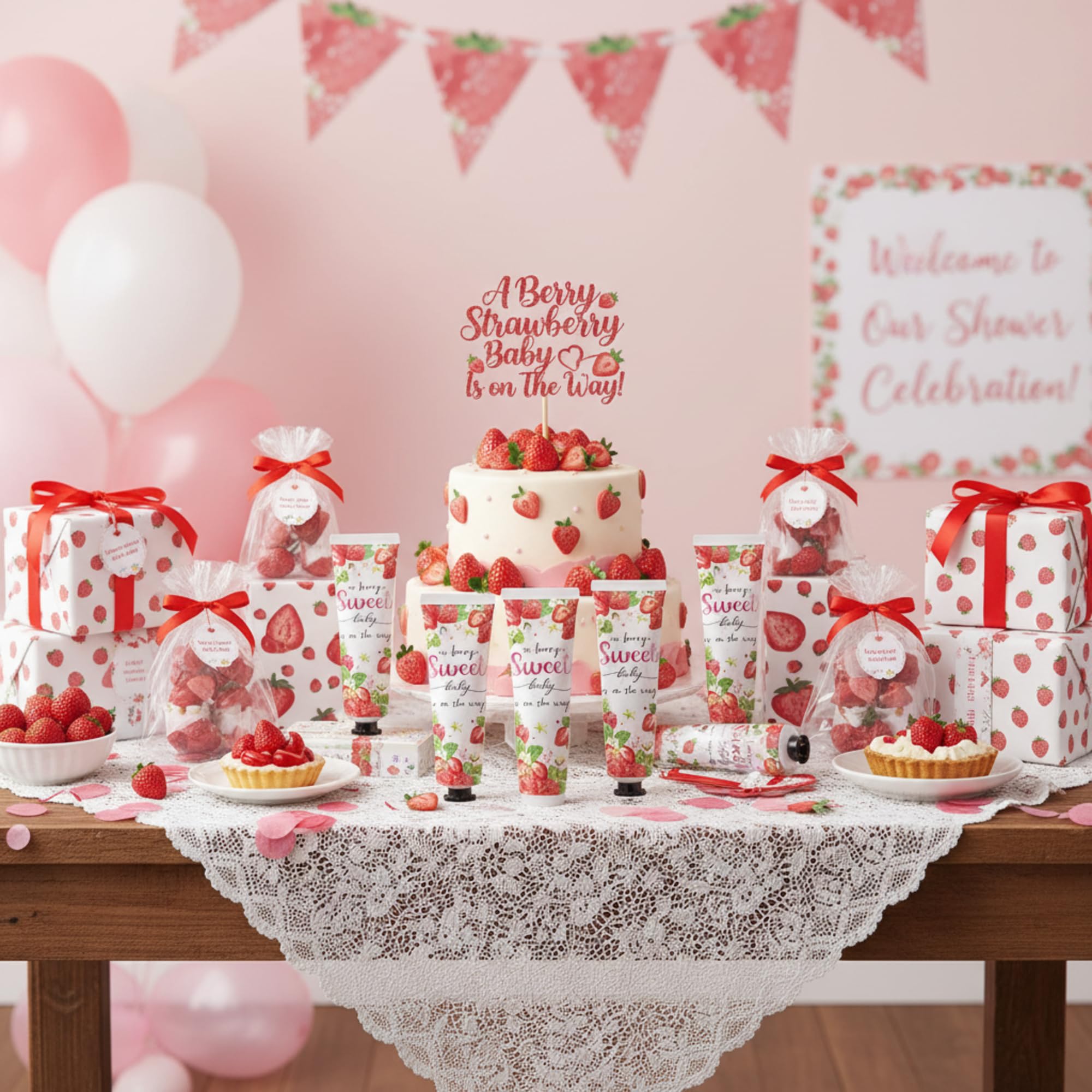 Swiffen crème mains fraise emballage cadeau pratique