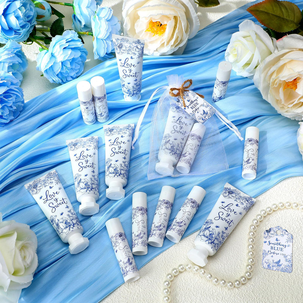 Swiffen étiquette bleue et corde, élément décoratif pour la fête.