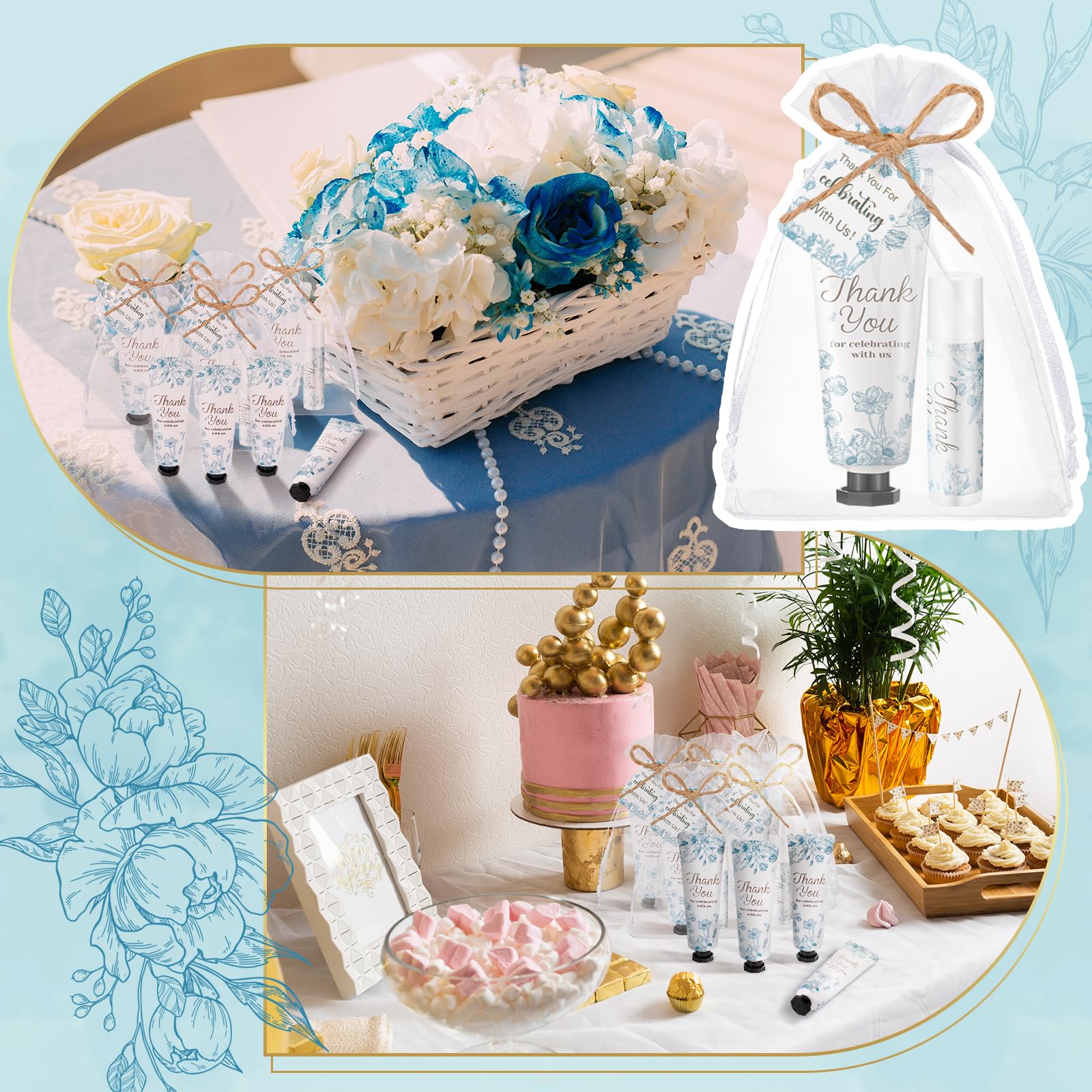 Sachets organza Swiffen pour emballage chic et pratique