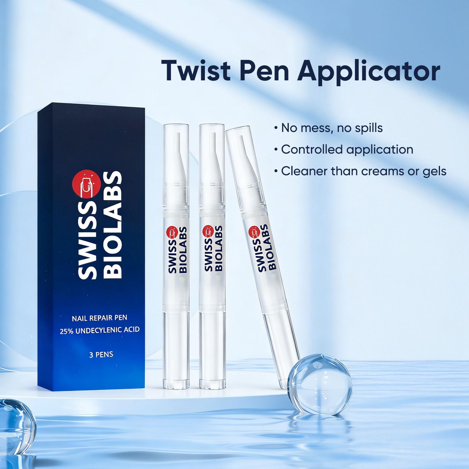 Utilisation quotidienne du stylo Swiss Biolabs, facilité d emploi