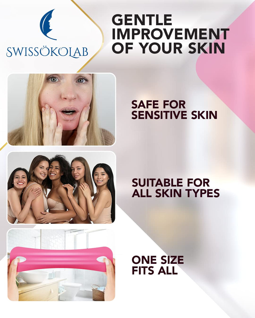 SWISSOKOLAB masque visage contour nez menton pour un aspect plus ferme.