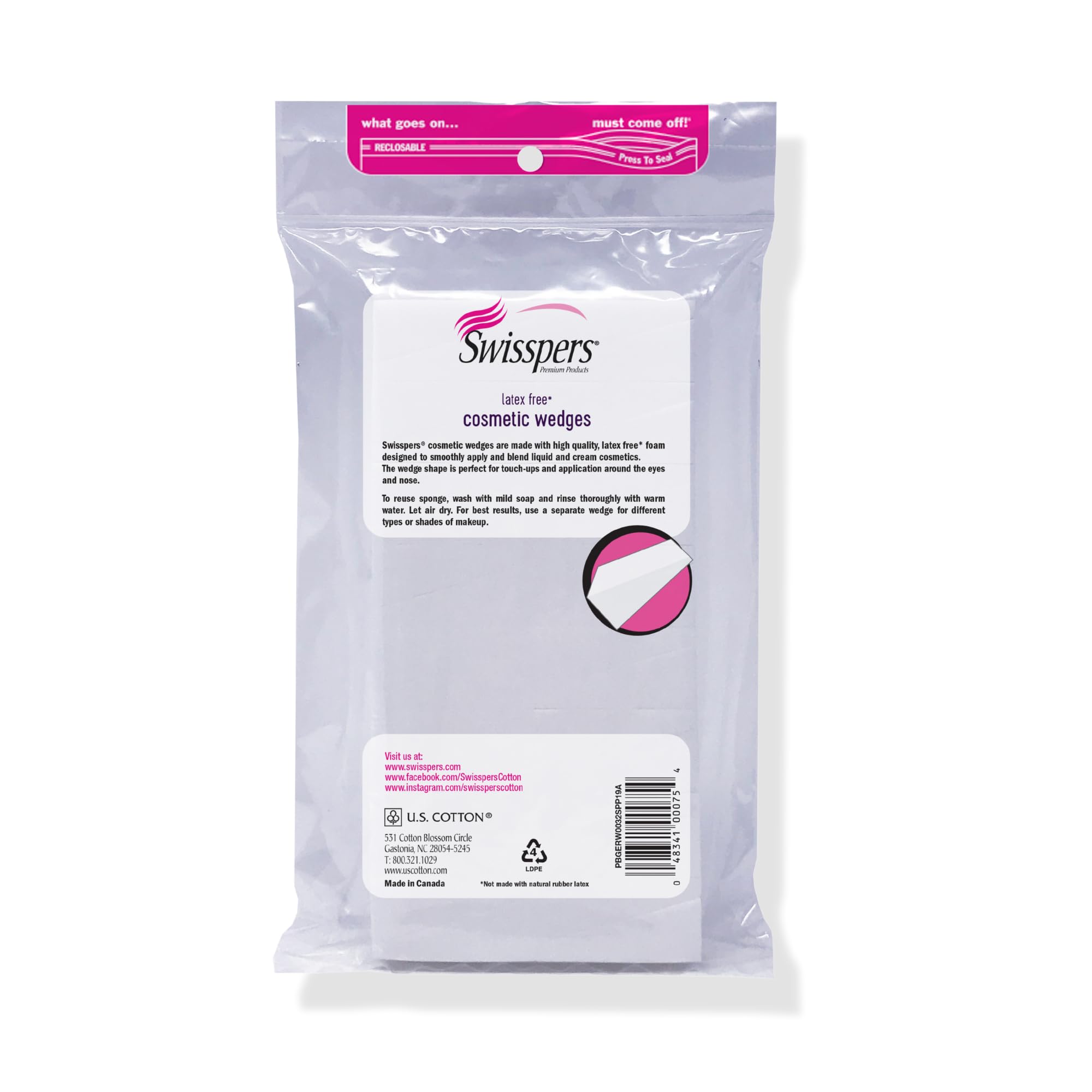 Paquet Swisspers 192 éponges pour routine durable