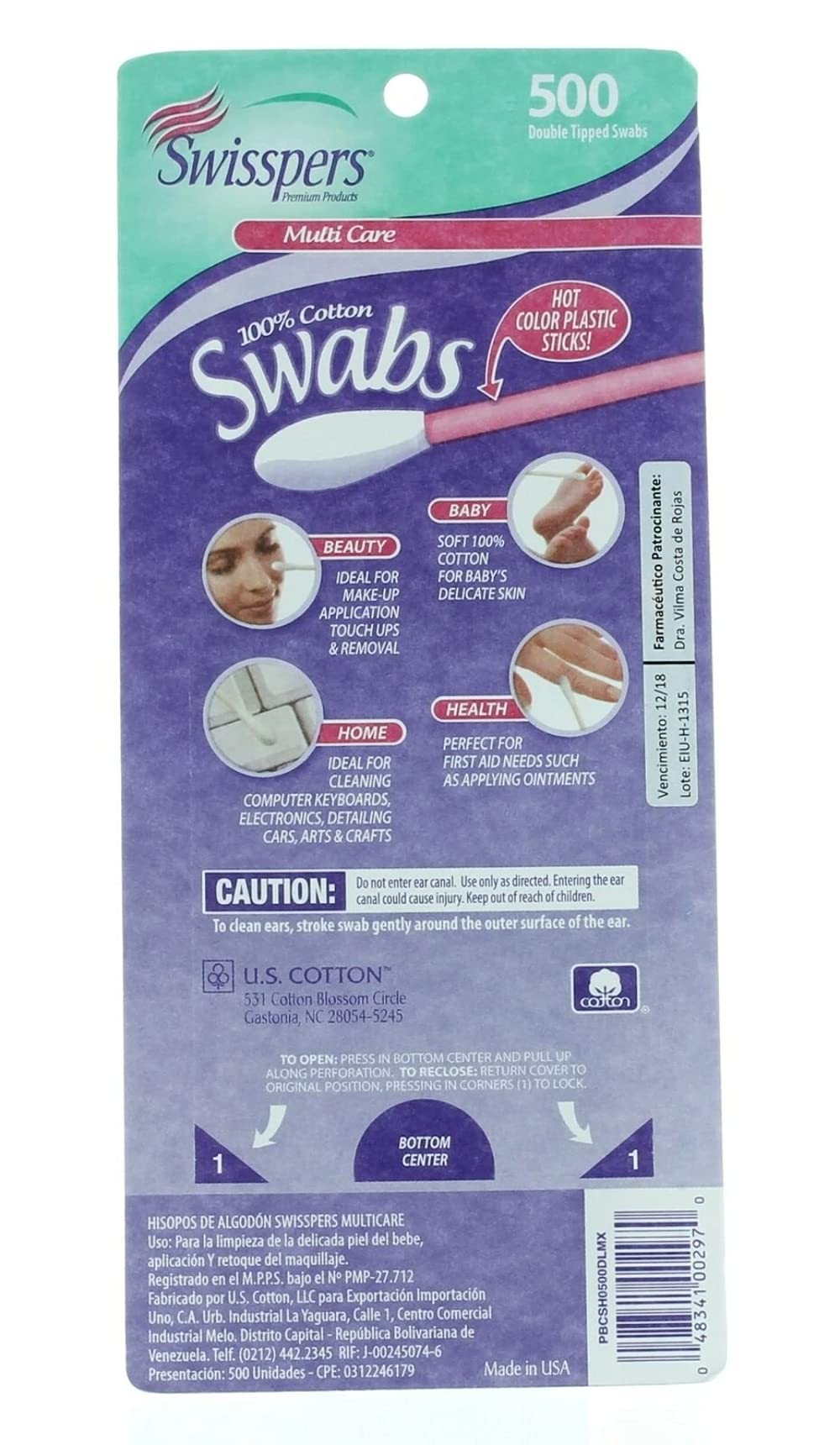 Swisspers quantite generueuse pack 2 pour usage quotidien.