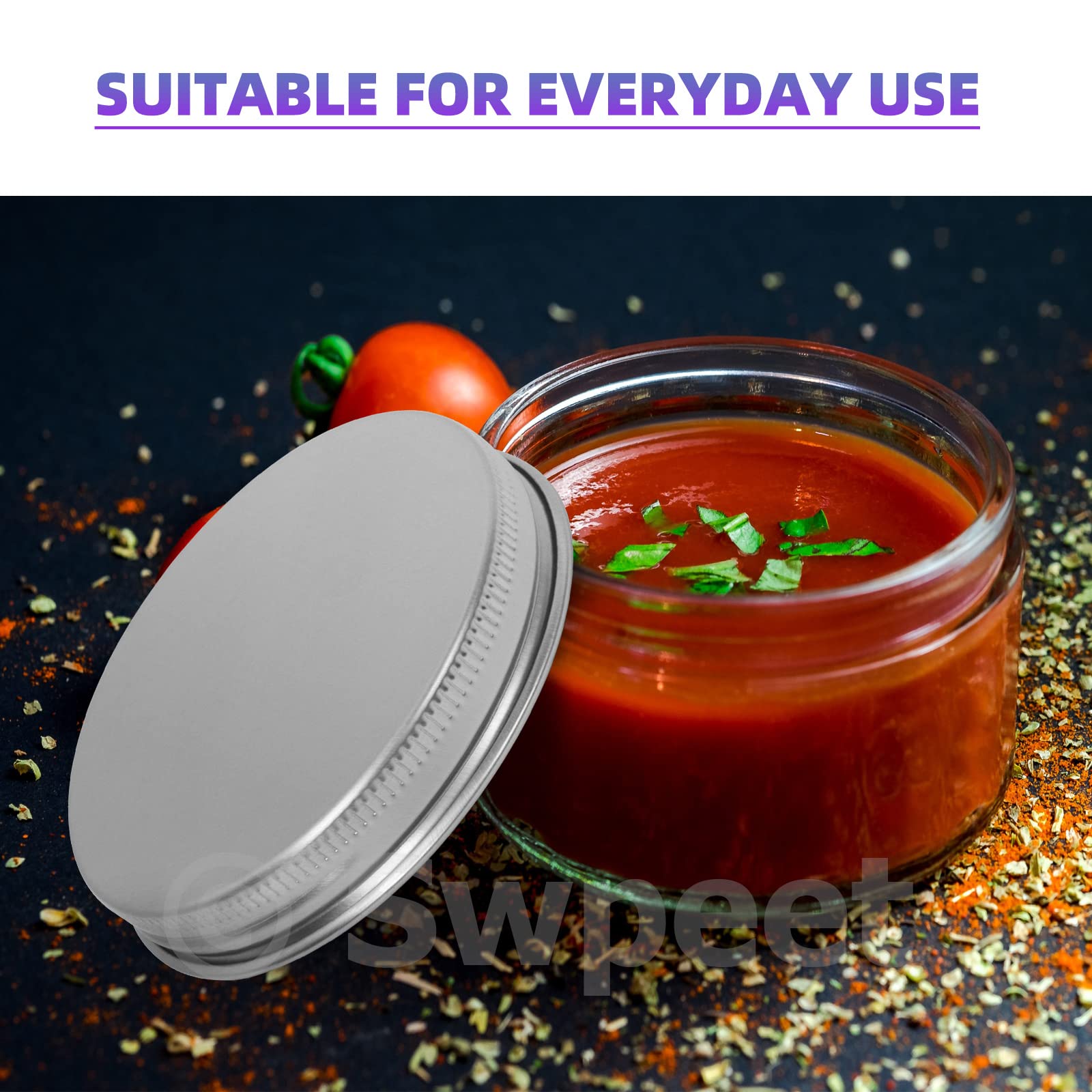 Swpeet pots verre 60 ml pour voyage, emballage sûr et durable.