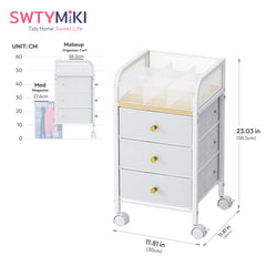 SWTYMIKI plateau supérieur compartiments - organisation rapide des outils beauté.