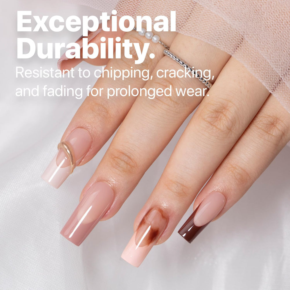 Ongles SXC confort tout au long de la journée, forme souple.