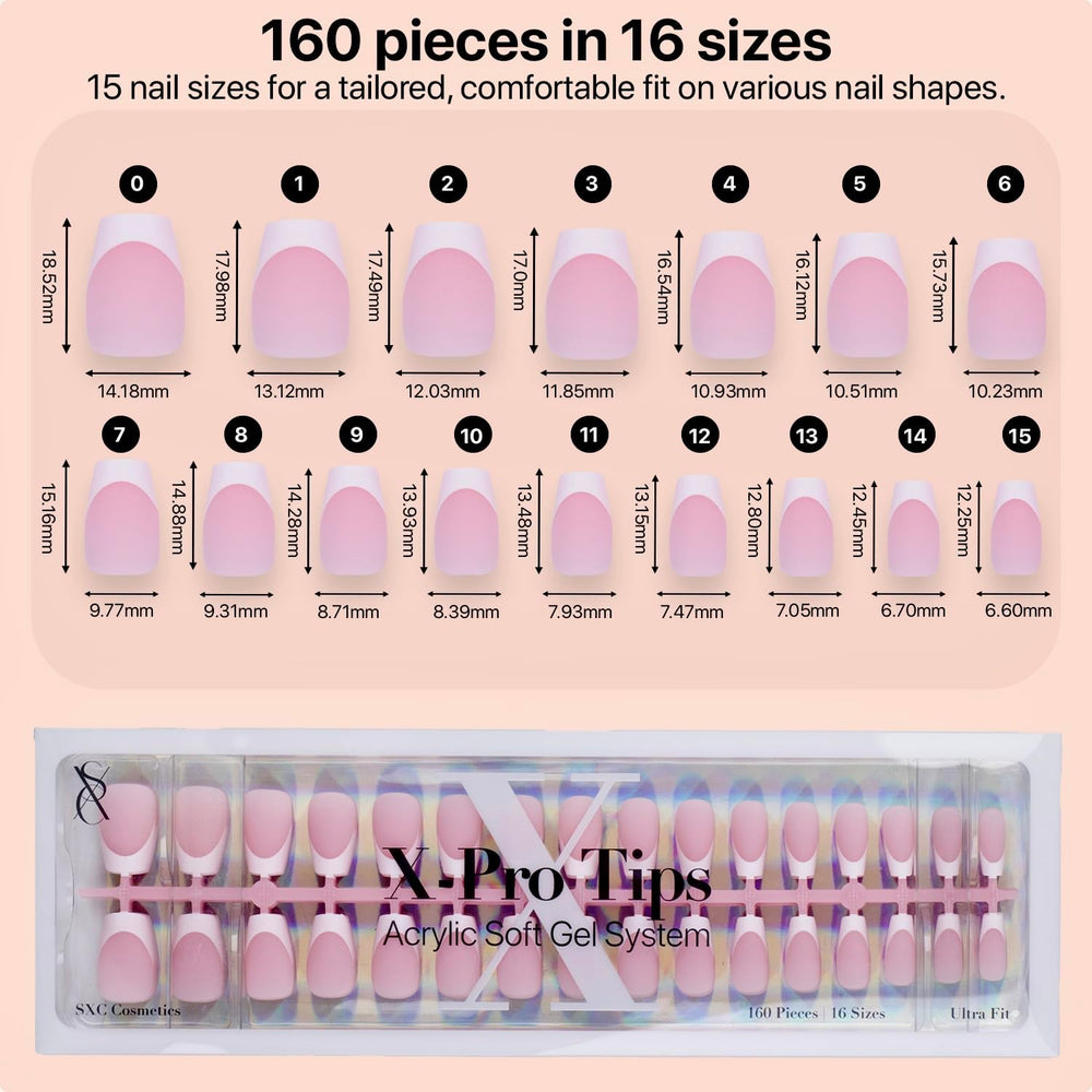 Fini gel pour onglet rose pâle, SXC offre une brillance élégante et durable.