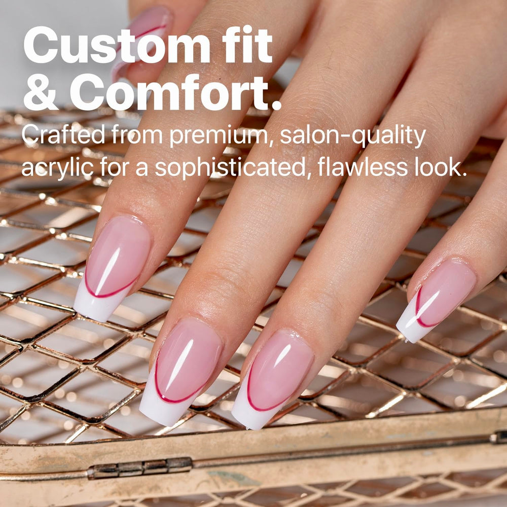 Longueur personnalisable des ongles SXC, ajustement sur mesure selon vos envies.