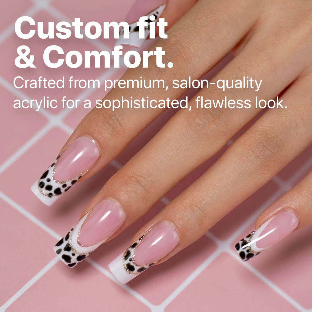 SXC Cosmetics kit prêt à poser pour ongles à domicile.