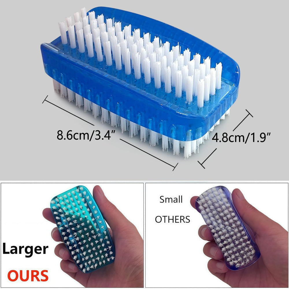 Brosse Sxmqhy: poils nylon durables pour saletés tenaces sous les ongles.