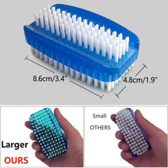 Brosse Sxmqhy: poils nylon durables pour saletés tenaces sous les ongles.