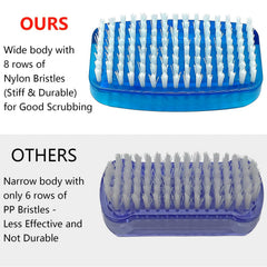 Sxmqhy brosse ongles avec faces large et fines pour zones délicates.