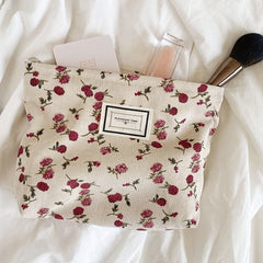 SxoSyo sac cosmétique femme grand capacité avec fermeture zip.