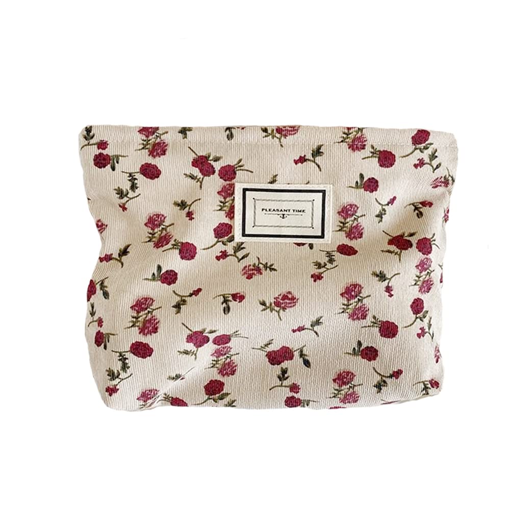 SxoSyo sac cosmétique femme grand capacité ouvert, rangement facile.