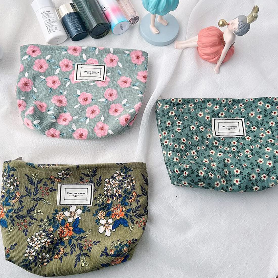 SxoSyo sac maquillage portable, idéal pour voyager léger et organisé.