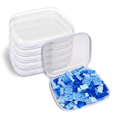 Etui rigide transparent SXS LACONIC, ensemble de six pièces, rangement clair.