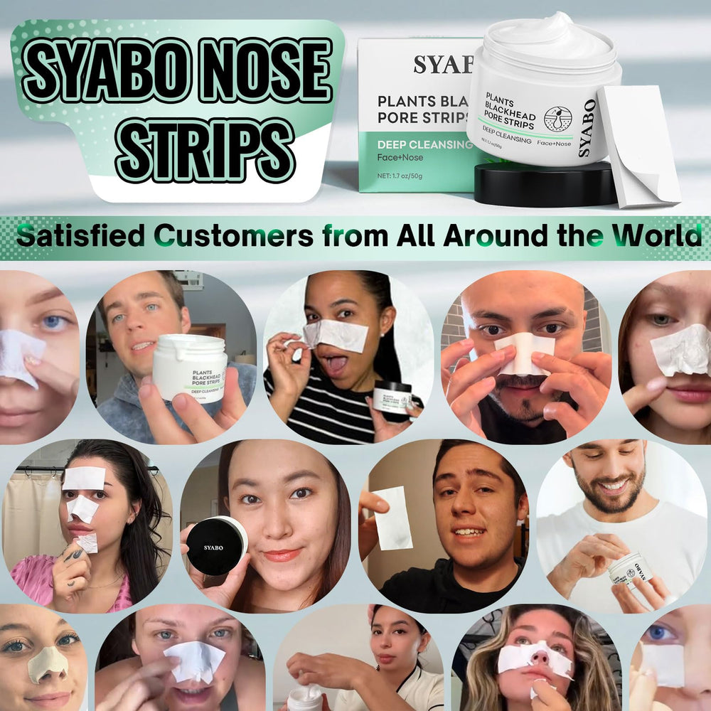 SYABO patchs anti-point noir 100: extrait les impuretés des pores.