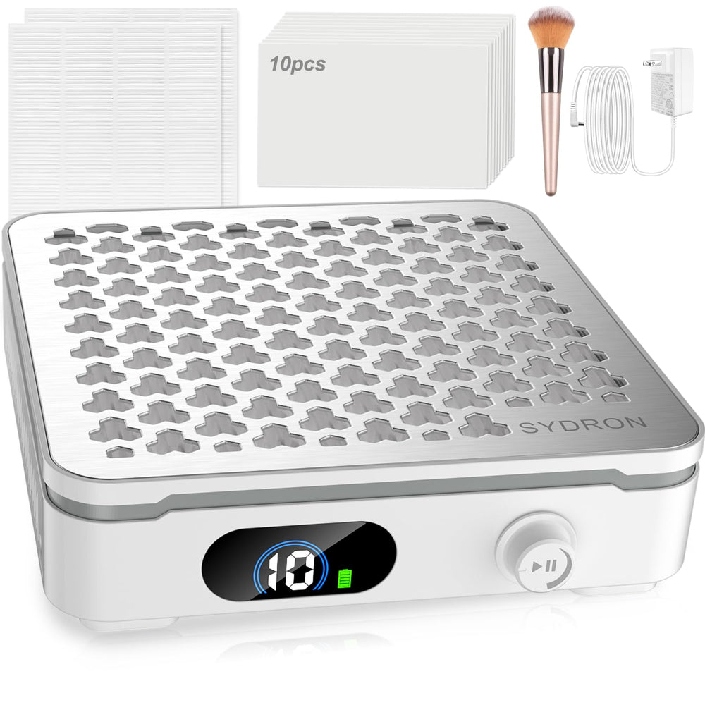 SYDRON collecteur poussière pour ongles avec aspiration 1000Pa, résultat net.
