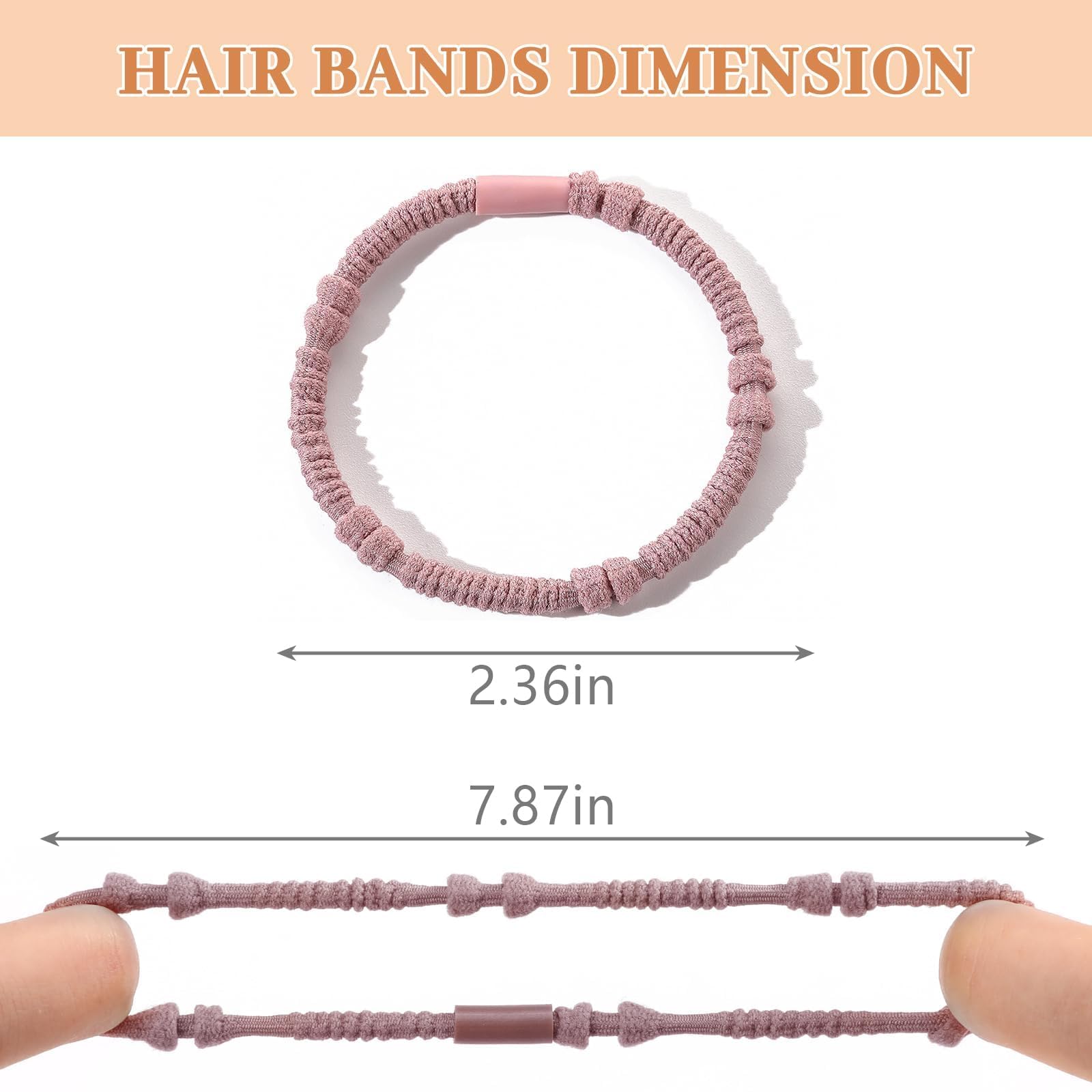 SYGY bandes-cheveux multicolores pour compléter chaque tenue.
