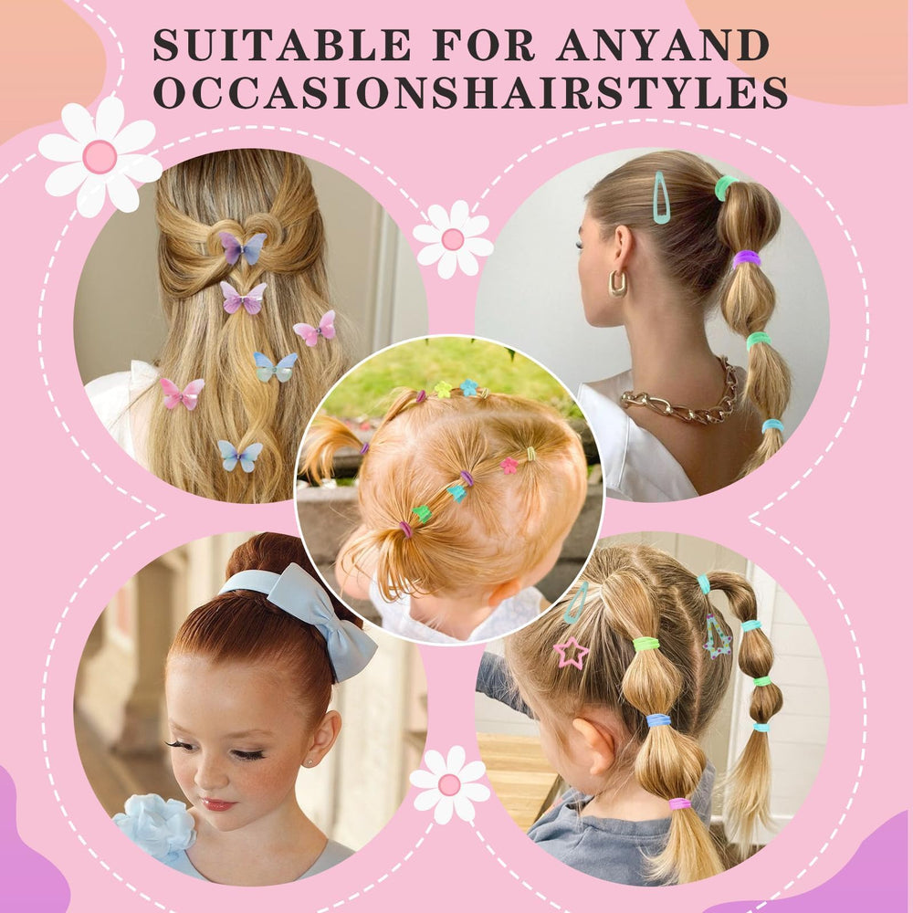 Pinces SYGY mini-coinceurs, pratiques et simples à manipuler pour des looks rapides.