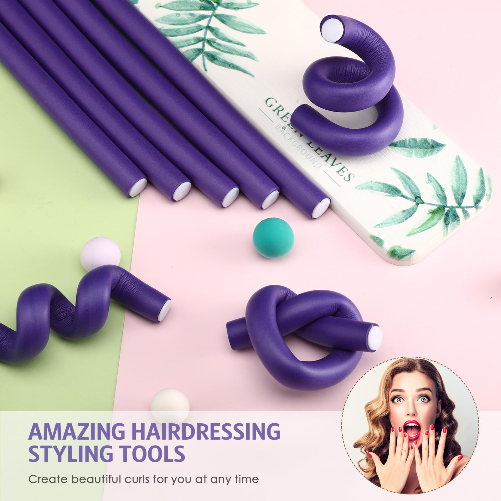 Accessoires Syhood - ensemble d'outils coiffure pour boucles personnalisées.