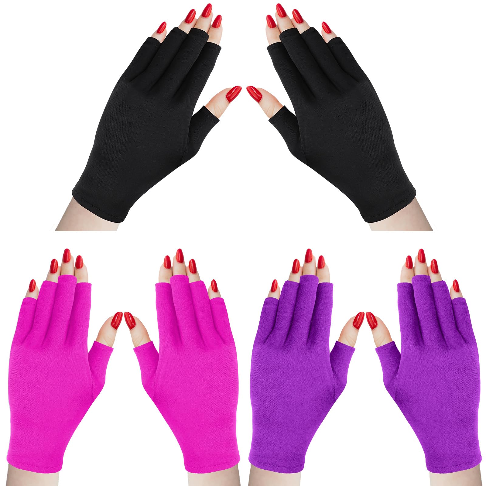 Syhood gants UV : protection mains pendant manucure UV
