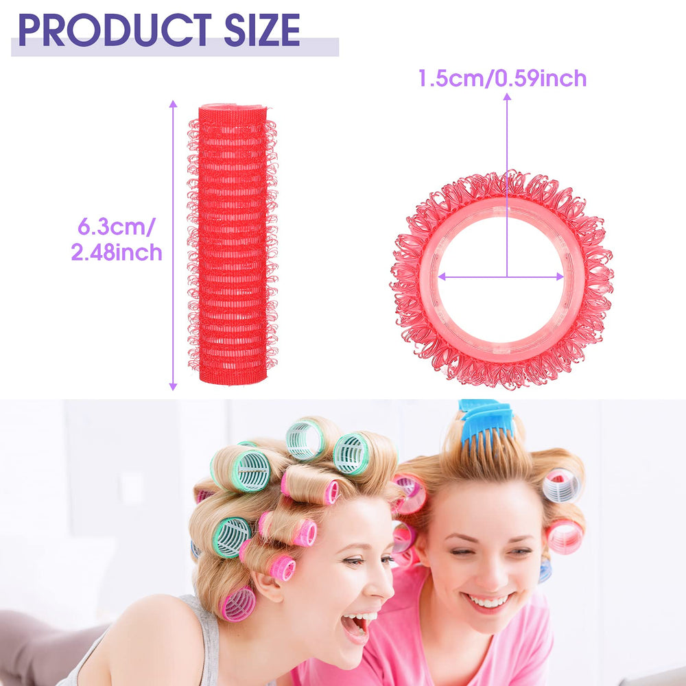 Syhood rouleaux cheveux nylon petit coloris violet, volume durable pour cheveux variés.