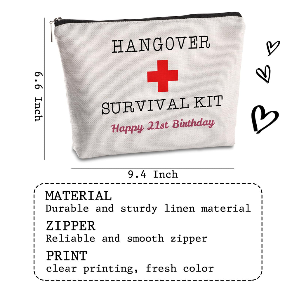 SYIJIMSJKT trousse gravée, kit survie gueule de bois design unique