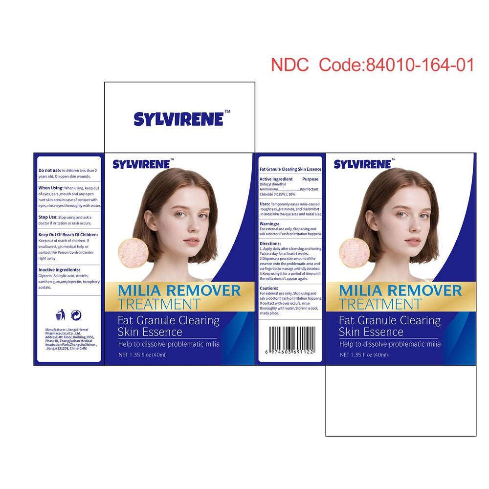 Sylvirene Milia Remover Serum NDC 84010-164-01 close-up indicating authenticity