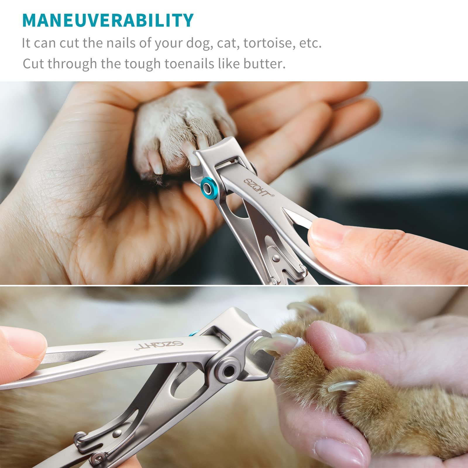 SZQHT coupe-ongles adaptée aux ongles épais pour usage domestique.